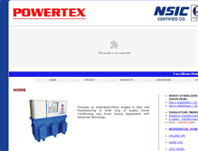 Tablet Screenshot of powertexelectro.com